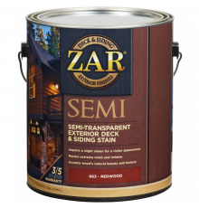 Масло по дереву для наружных работ Semi-Transparant Deck & Siding Exterior Stain полупрозрачная 3,78 л. Zar
