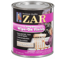 Масло тунговое для внутренних работ Tung Oil Wipe-On Finish полуматовый 0,946 л. Zar