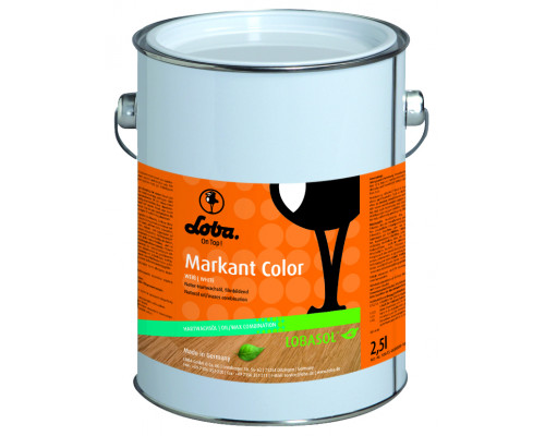 Масло-воск на масляной основе для паркета Lobasol MarkantColor ятоба 100 мл.