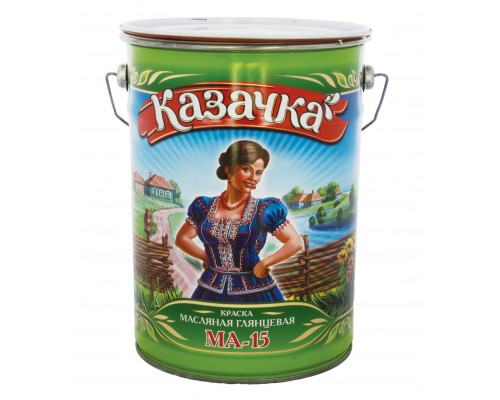 Масляная краска МА-15 красная 25 КГ (1) "КАЗАЧКА" 