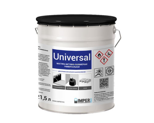 Мастика битумно-полимерная универсальная Imper Universal 21,5 л. / 20 кг.
