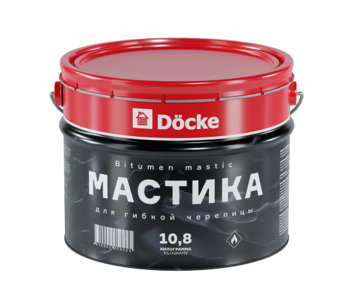 Мастика для гибкой черепицы Docke 10л / 9кг