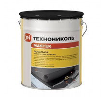Мастика для ремонта и приклейки Технониколь AquaMast черный 18 кг.