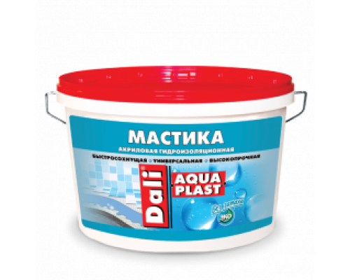 Мастика гидроизоляционная Dali Aquaplast / Аквапласт 2,5 л. Рогнеда