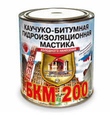 Мастика каучуко-битумная "БКМ-200" 20 л. "Рогнеда"