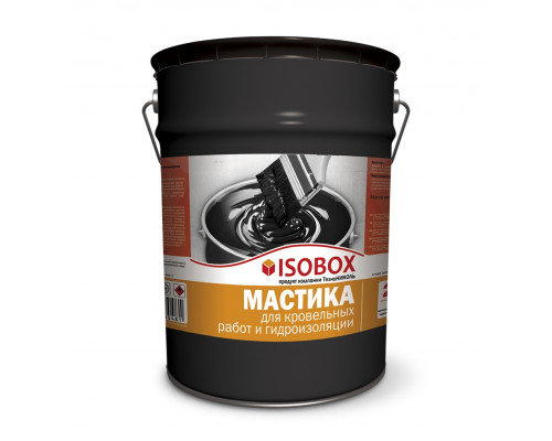 Мастика кровельная гидроизоляционная Технониколь ISOBOX ведро 22 кг.