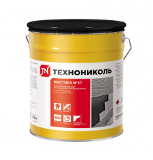Мастика приклеивающая битумная Технониколь №27 черный 22 кг.