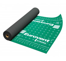 Мембрана подкровельная супердиффузионная 4-х слойная Eurovent Strong 1,5 х 50 м. 75 м2. Зеленый