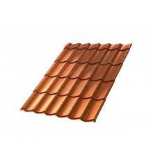 Металлочерепица Металл Профиль Ламонтерра AGNETA-03 CopperCopper Медный/Медный 0,5 мм.