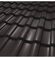 Металлочерепица Stynergy Stella Rooftop Кашемир 0,5 мм. RR 32 Серо-коричневый