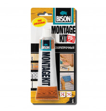 Монтажный клей Bison MONTAGEKIT SUPER STRENGTH CRD 125G