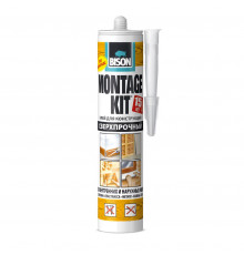 Монтажный клей Bison MONTAGEKIT SUPER STRENGTH CRT 350G