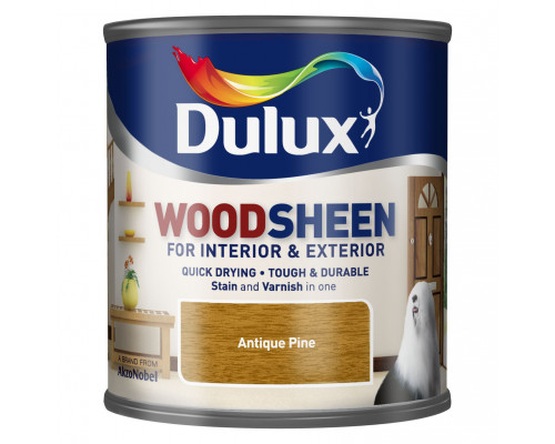 Морилка водная Dulux Woodsheen Dark Walnut темный орех 0,75 л.