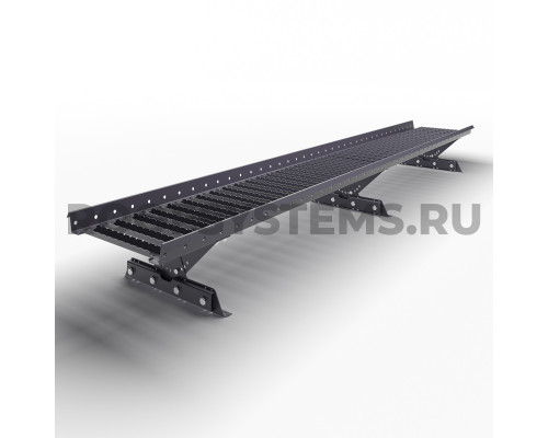 Мостик кровельный Roofsystems Prestige Next ZN 360 мм. RAL 7024 Серый графит 2,5 м.