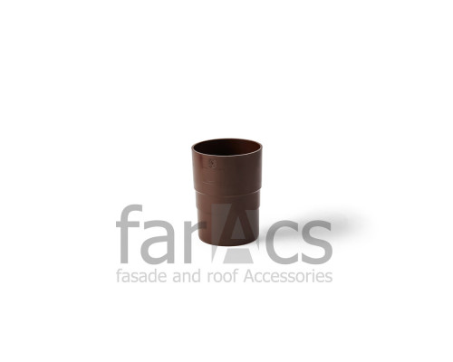 Муфта трубы FarAcs ПВХ 125/82 Коричневый 
