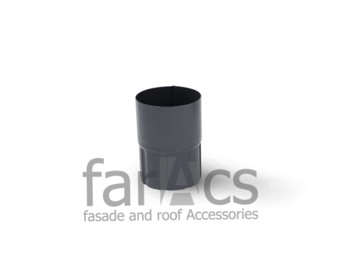Муфта трубы соединительная FarAcs СТАЛЬ PREMIUM 125/90 (PLU-RAL 7024)