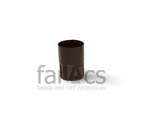 Муфта трубы соединительная FarAcs СТАЛЬ PREMIUM 125/90 (PLU-RAL 8017 MATT)