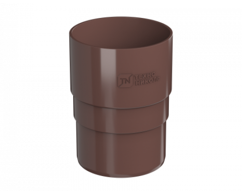 Муфта трубы Технониколь ПВХ 125/82 RAL 8017 Коричневый