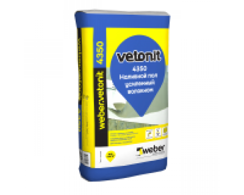 Наливной пол для звукоизоляционных полов weber.vetonit 4350 / Вебер.Ветонит 4350 серый 25 кг.