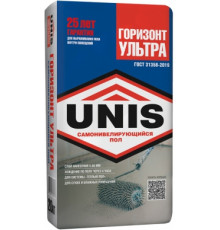 Наливной пол самонивелирующийся Unis / Юнис Горизонт Ультра 20 кг.