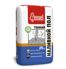 Наливной пол Тонкий 25 кг. толщина слоя 1 х 20 мм. Старатели