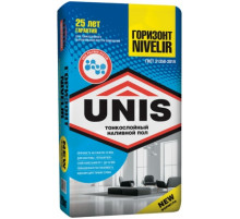 Наливной пол тонкослойный Unis / Юнис Горизонт Nivelir 20 кг.