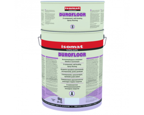 Напольное покрытие двухкомпонентное Isomat Durofloor светло-серый 9 кг.
