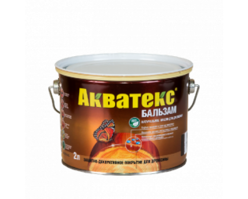 Натуральное масло для древесины Акватекс-бальзам Иней 2л. "Рогнеда"