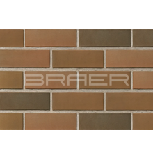 Облицовочный кирпич BRAER Баварская кладка гладкий 250 x 120 x 88 мм. 1,4 НФ