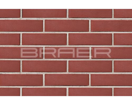 Облицовочный кирпич BRAER Бордо гладкий 250 x 85 x 65 мм. 0,7 НФ