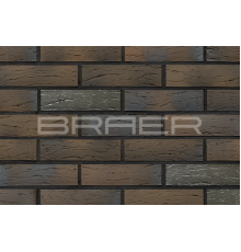 Облицовочный кирпич BRAER кладка Limited риф 250 х 120 х 65 мм. 1 НФ