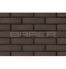 Облицовочный кирпич BRAER Коричневый гладкий 250 x 120 x 65 мм. 1 НФ