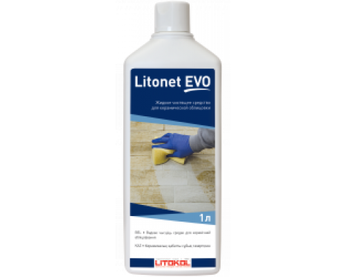Очиститель эпоксидных затирок со всех типов плиток Litokol Litonet Evo 1 л.
