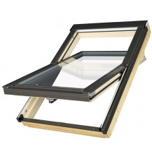 Окно мансардное деревянное двухкамерное Fakro Lux FTP-V U5 Thermo 114 х 140 см.