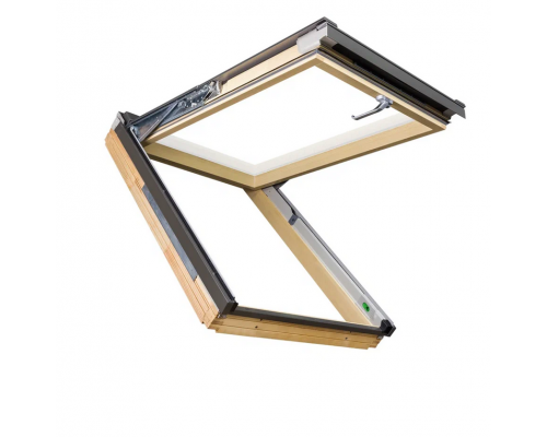 Окно мансардное деревянное комбинированное Fakro Lux FPP-V U3 preSelect Max 78 х 118 см.