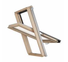 Окно мансардное однокамерное Rooflite+ Стандарт AAY B900 / 55 х 78 см.