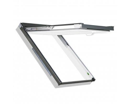 Окно мансардное пластиковое комбинированное Fakro Lux PPP-V U3 preSelect Max 114 х 118 см.
