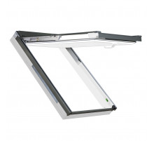 Окно мансардное пластиковое комбинированное Fakro Lux PPP-V U3 preSelect Max 134 х 98 см.