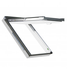 Окно мансардное пластиковое комбинированное Fakro Lux PPP-V U3 preSelect Max 78 х 160 см.