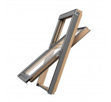 Окно мансардное Rooflite+ Базовое, однокамерное DPY B900 / 55 х 98 см.