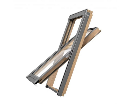 Окно мансардное Rooflite+ Базовое, однокамерное DPY B900 / 55 х 98 см.
