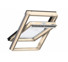 Окон мансардное однокамерное Velux GZL 1051 дерево 94 х 140 см. ручка сверху