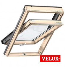 Окон мансардное однокамерное Velux GZL 1051В дерево 78 х 140 см. ручка снизу