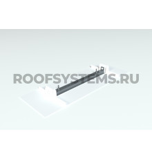 Опора переходник Roofsystems Prestige ZN 550 master фальц с крепежом RAL 7024 Серый графит