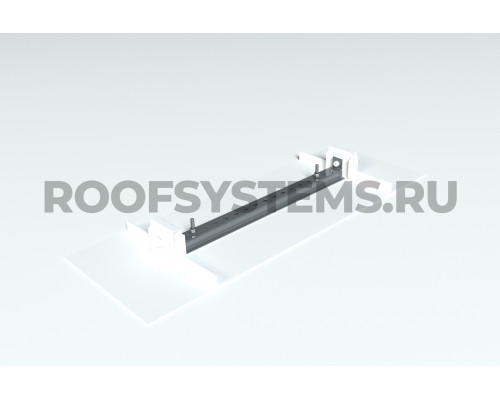 Опора переходник Roofsystems Prestige ZN 550 master фальц с крепежом RAL 7024 Серый графит