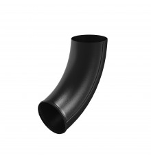 Отвод трубы Aquasystem "Премиум" Pural Matt 100/150 RR 33 Чёрный изумруд