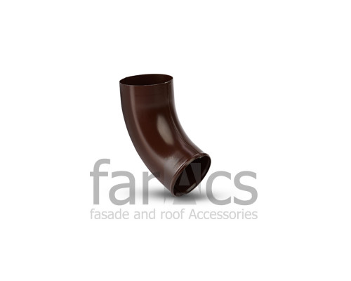 Отвод трубы FarAcs СТАЛЬ PREMIUM 125/90 (PLU-RAL 8017)