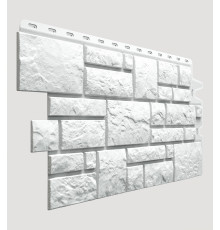 Панель фасадная Docke Premium Burg / Бург Платиновый 946 х 445 мм. 0,42 м2