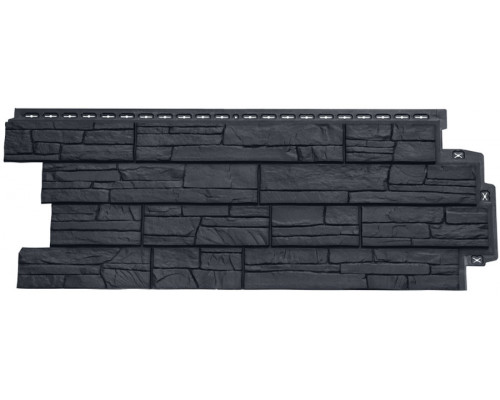 Панель фасадная Grand Line Classic Сланец Графит 975 х 395 мм. 0,39 м2