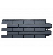 Панель фасадная Grand Line Design Клинкерный кирпич Графит 985 х 380 мм. 0,374 м2 шов RAL 9005